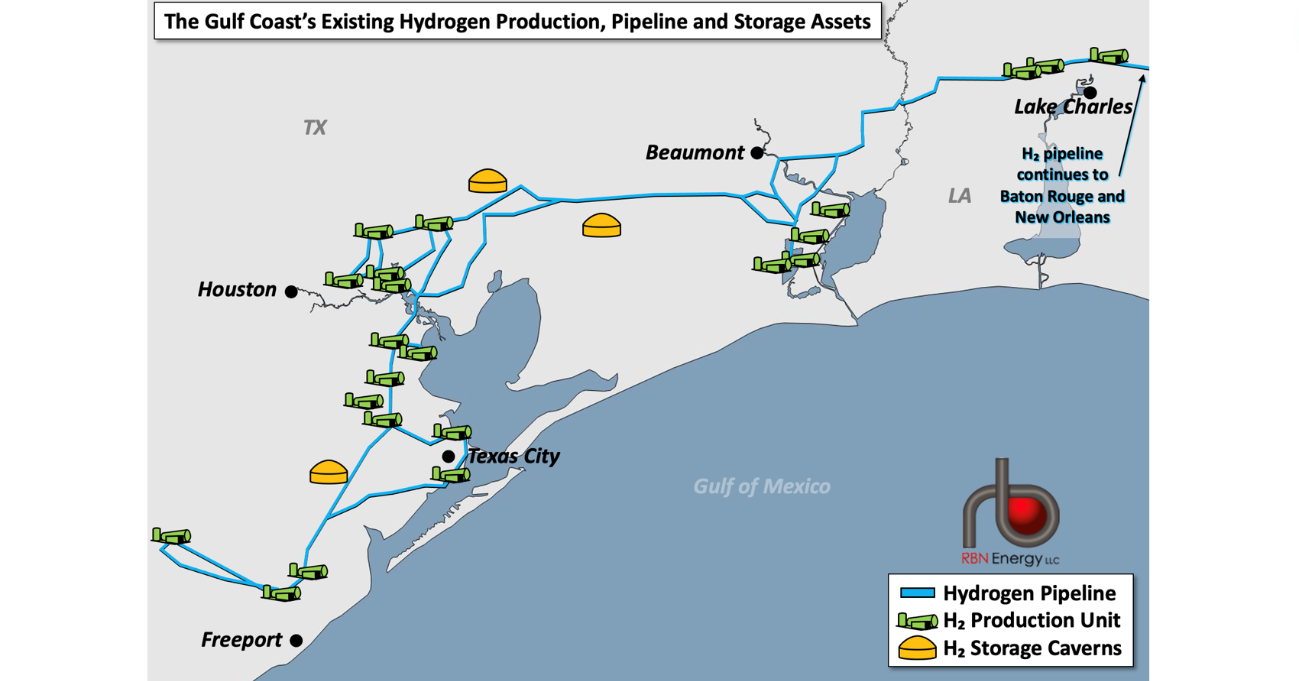 Social The Gulf Coast’s Existing Hydrogen Production%2C Pipeline And Storage Assets 